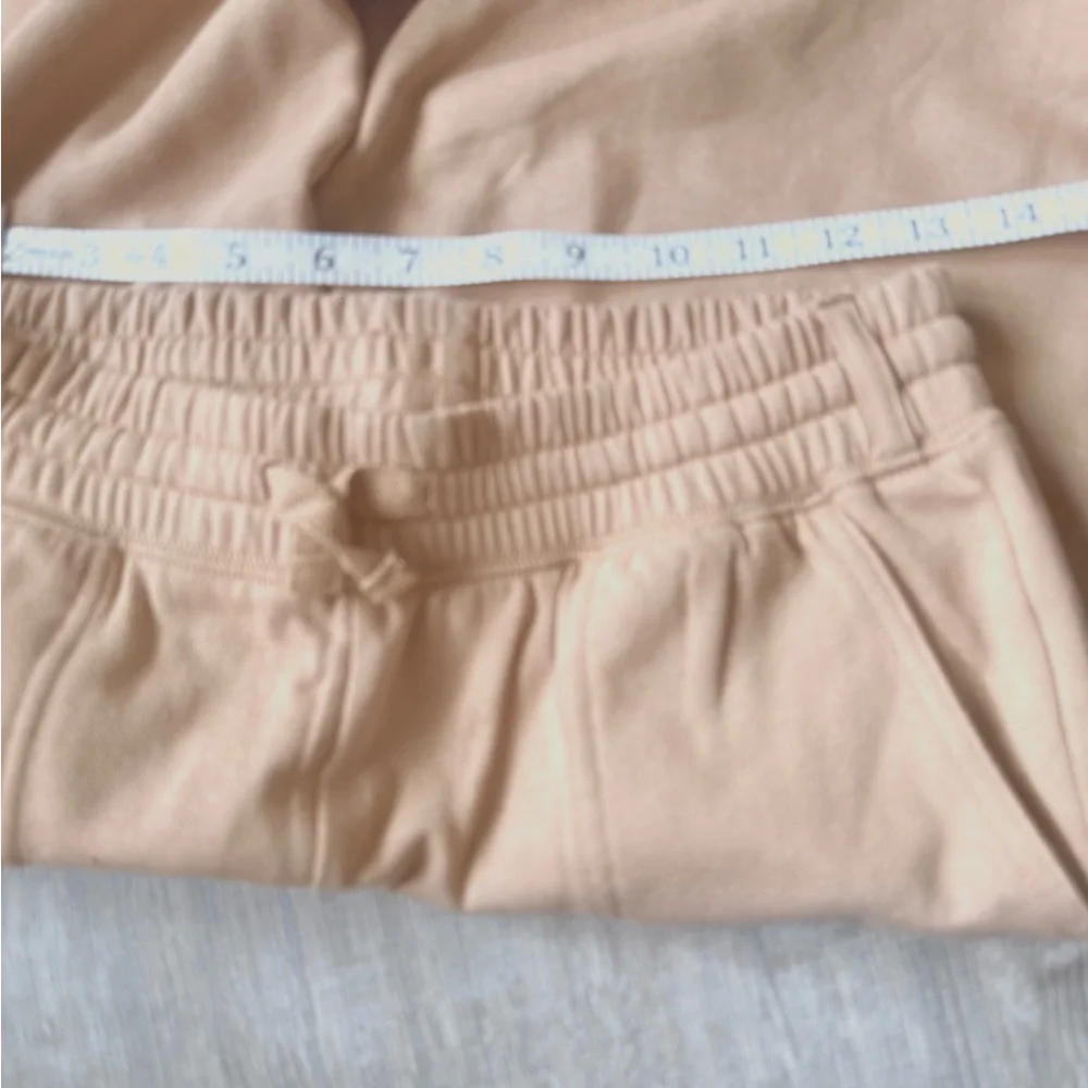 Wonder Nation Boys Sz L (10/12) Tan Athletic Sweatpants Tapered Bottoms NWT